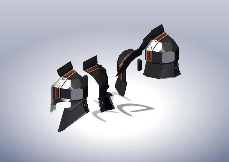 IRON HILLS DWARF SOLDIERS HELMET 3D print model_6