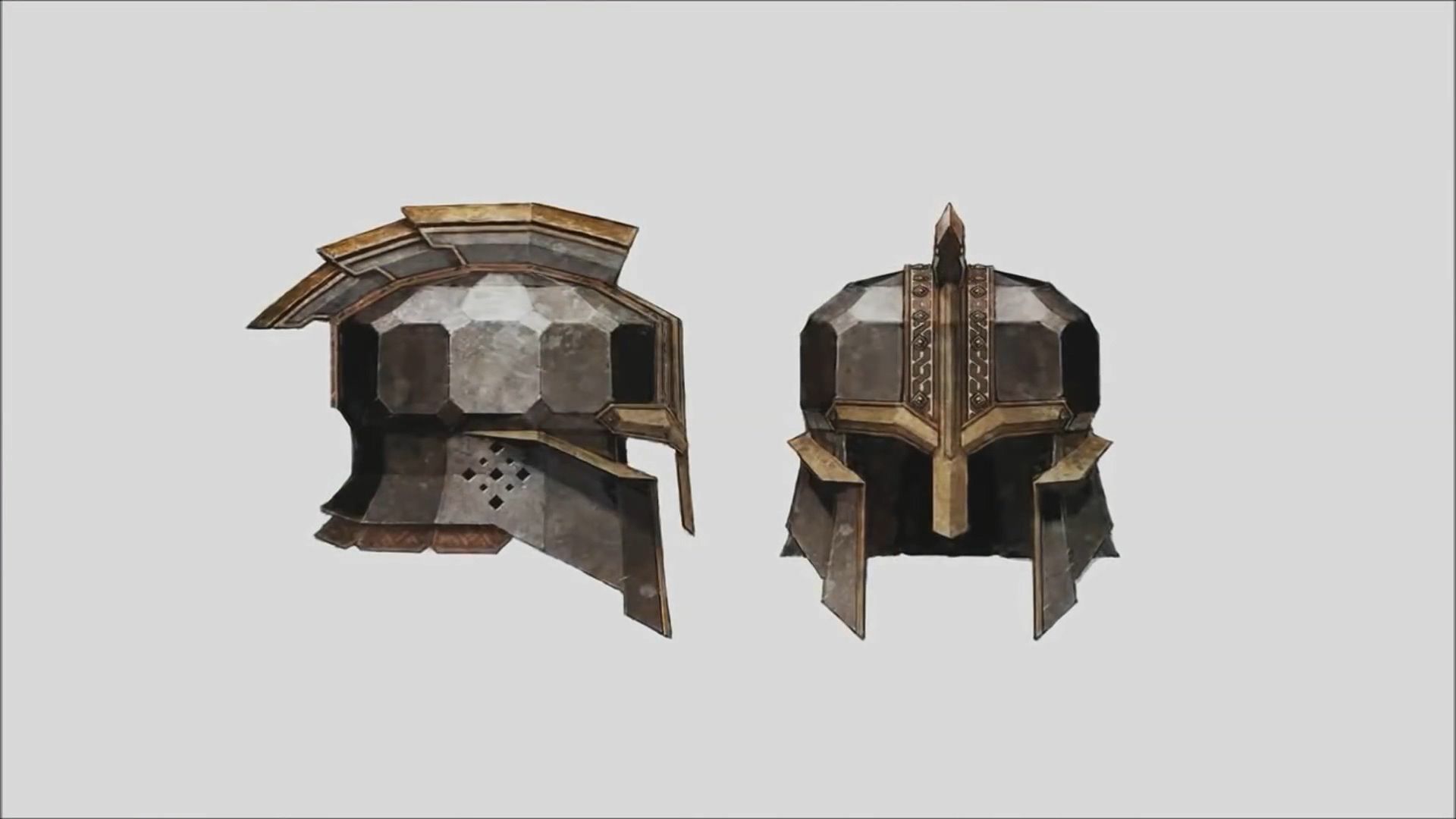 IRON HILLS DWARF SOLDIERS HELMET 3D print model_7