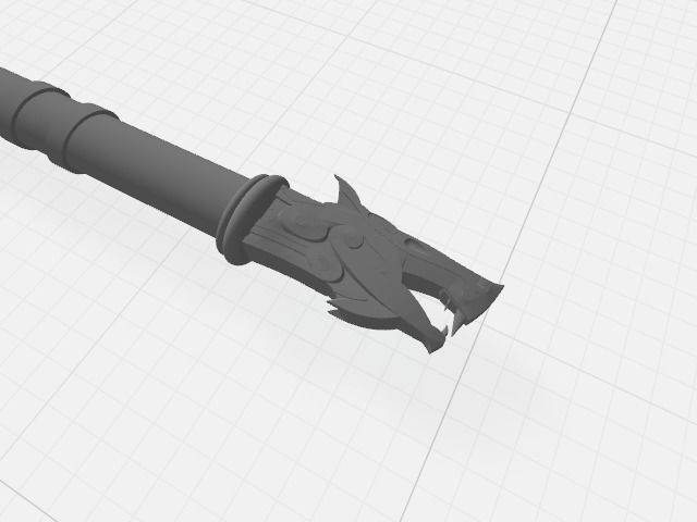 AC Valhalla - Sepulcher Axe 3D print model_4