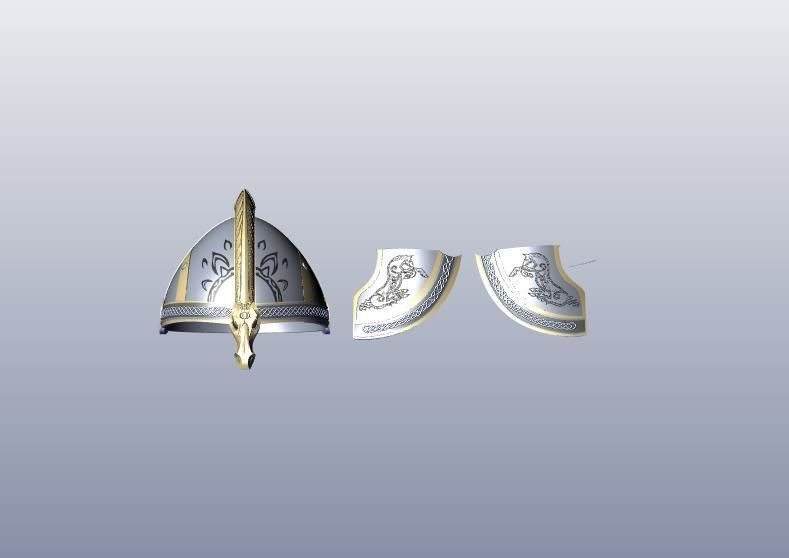 HELM OF EOMER 3D print model_14