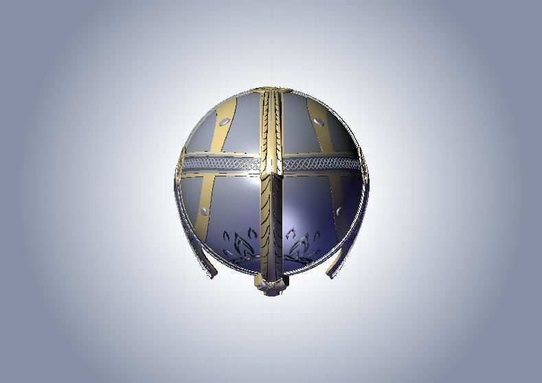 HELM OF EOMER 3D print model_10