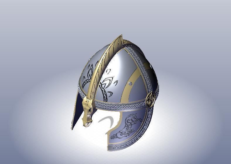 HELM OF EOMER 3D print model_11