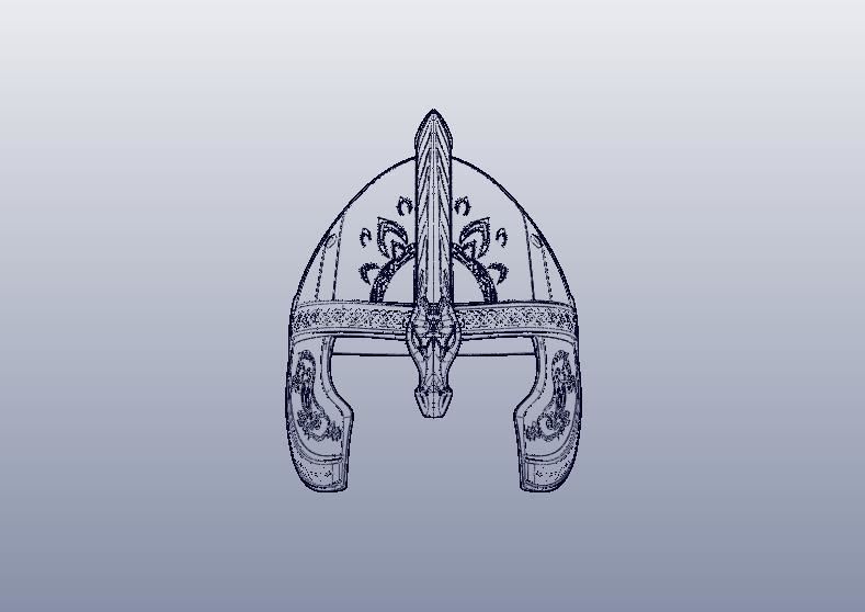 HELM OF EOMER 3D print model_1