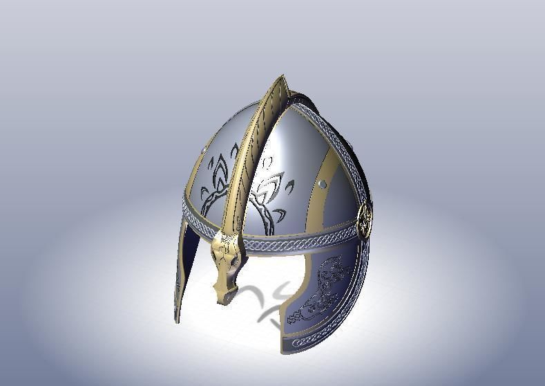 HELM OF EOMER 3D print model_13