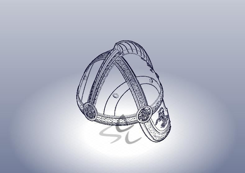 HELM OF EOMER 3D print model_3