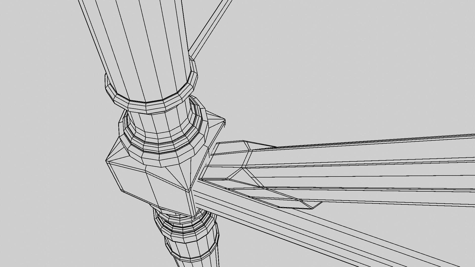 Fancy end table 3D model_19