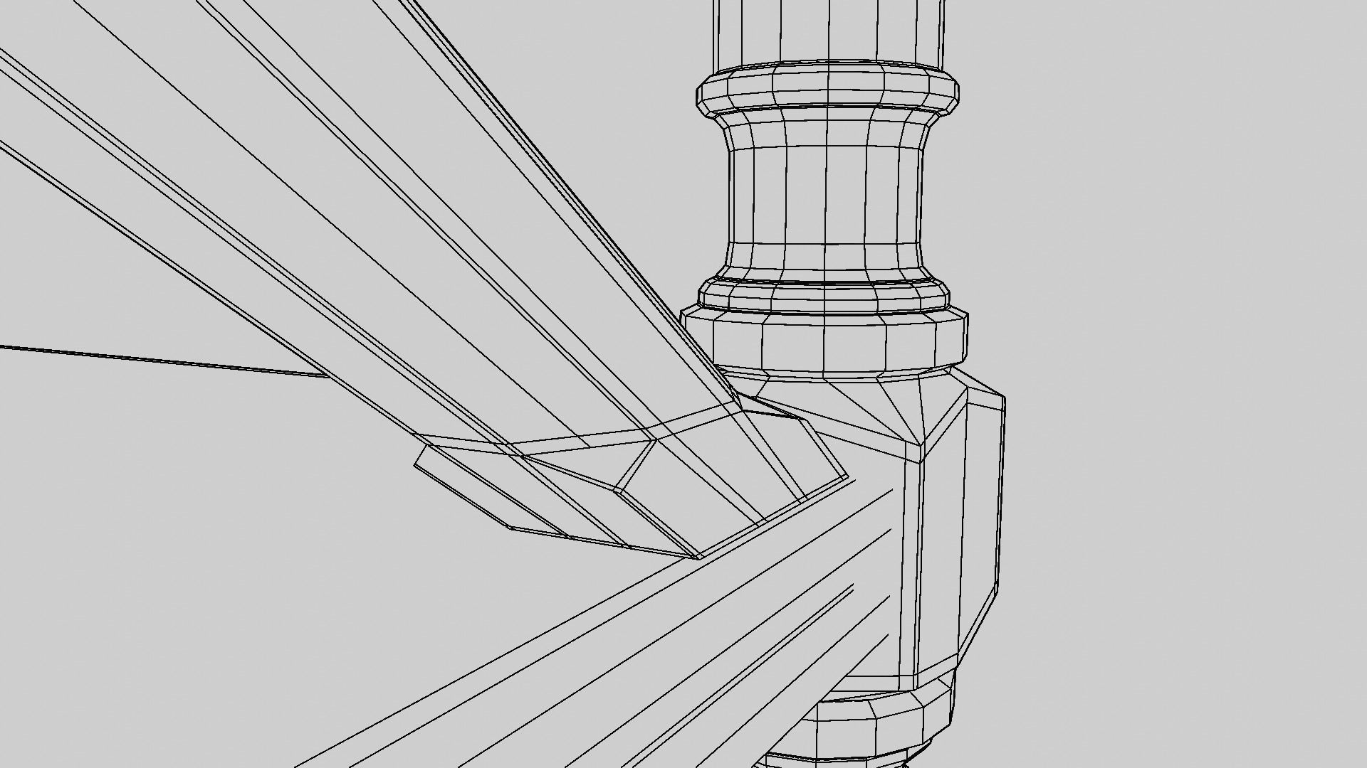 Fancy end table 3D model_21