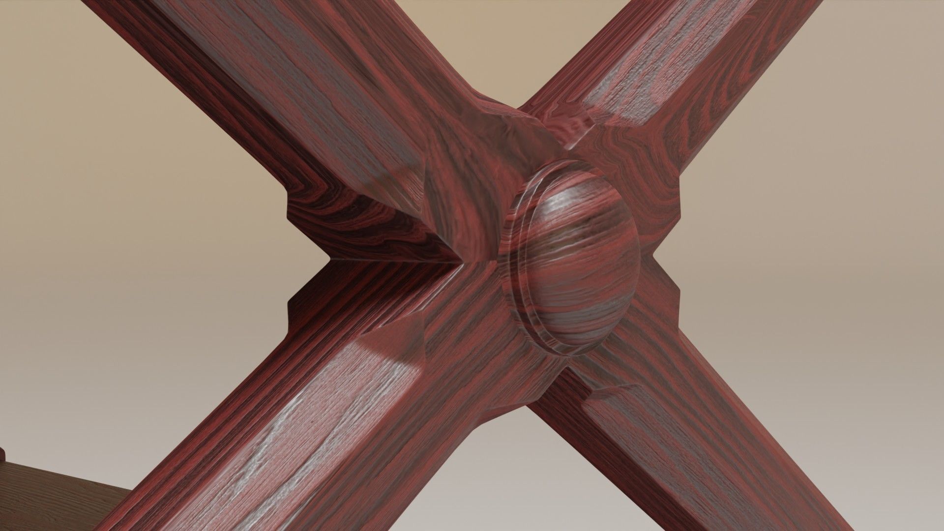 Fancy end table 3D model_7