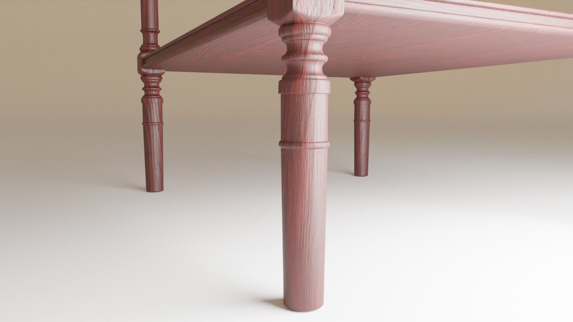 Fancy end table 3D model_10