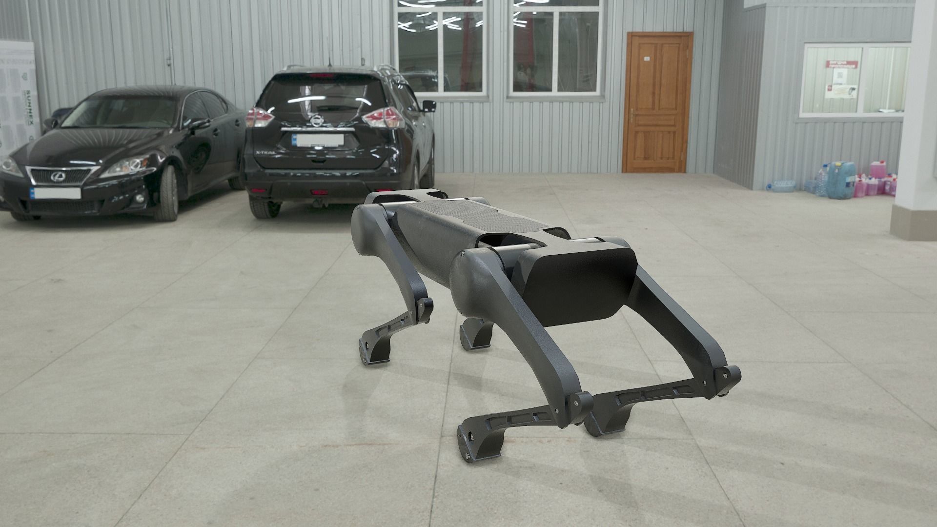 Alien-Go Robot Dog PBR Gameready Low-poly 3D model_24