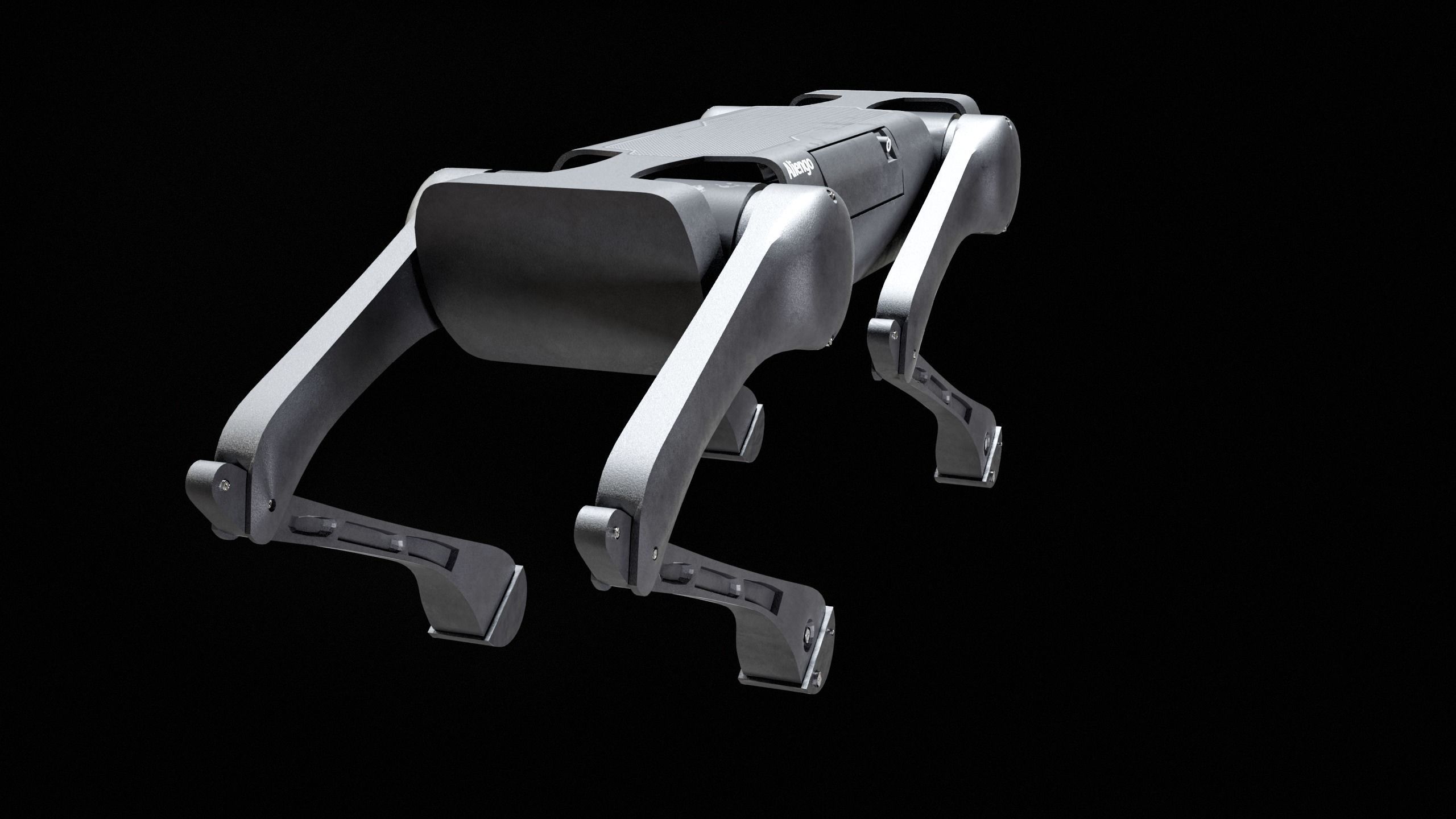 Alien-Go Robot Dog PBR Gameready Low-poly 3D model_13