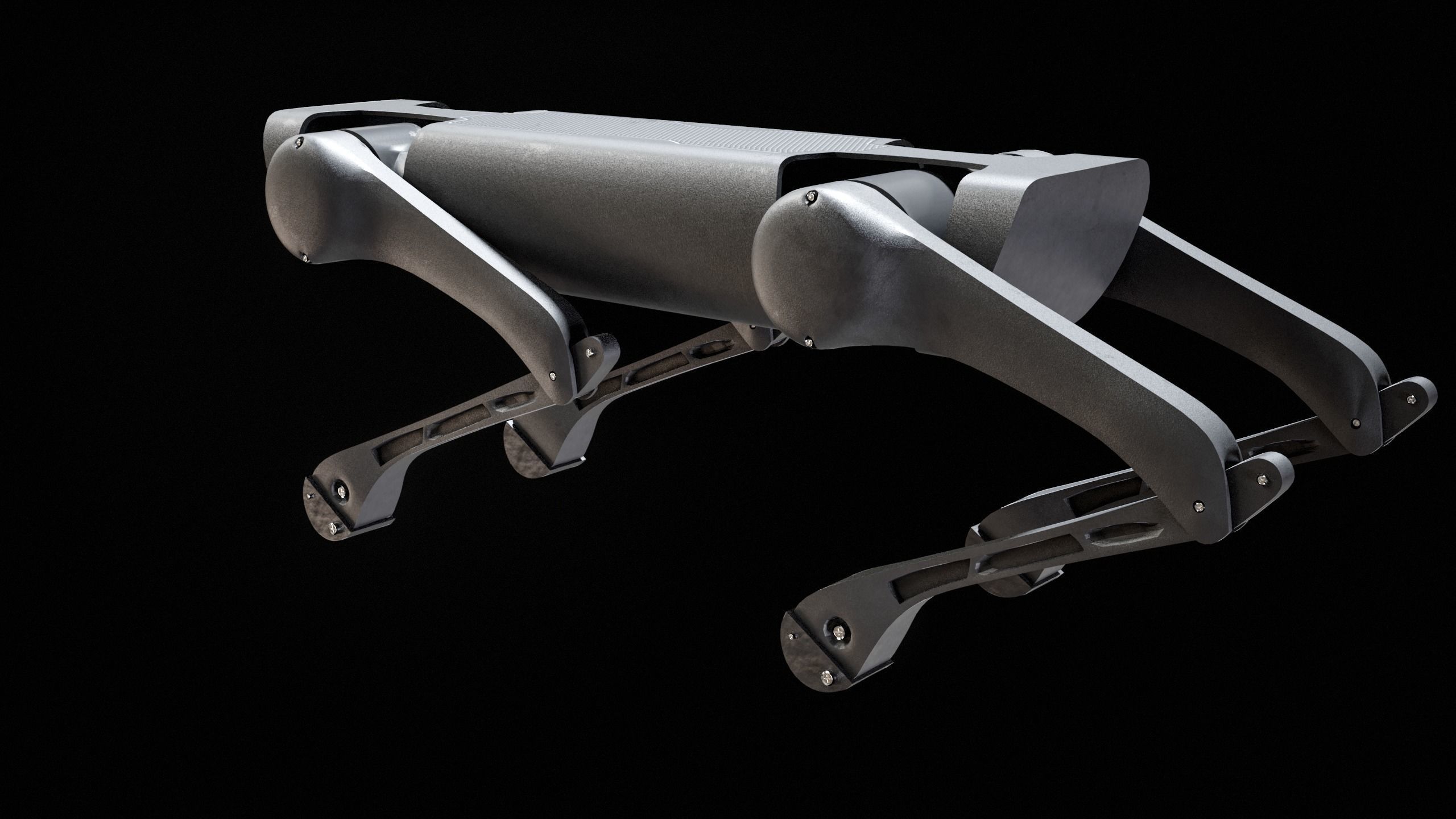 Alien-Go Robot Dog PBR Gameready Low-poly 3D model_17