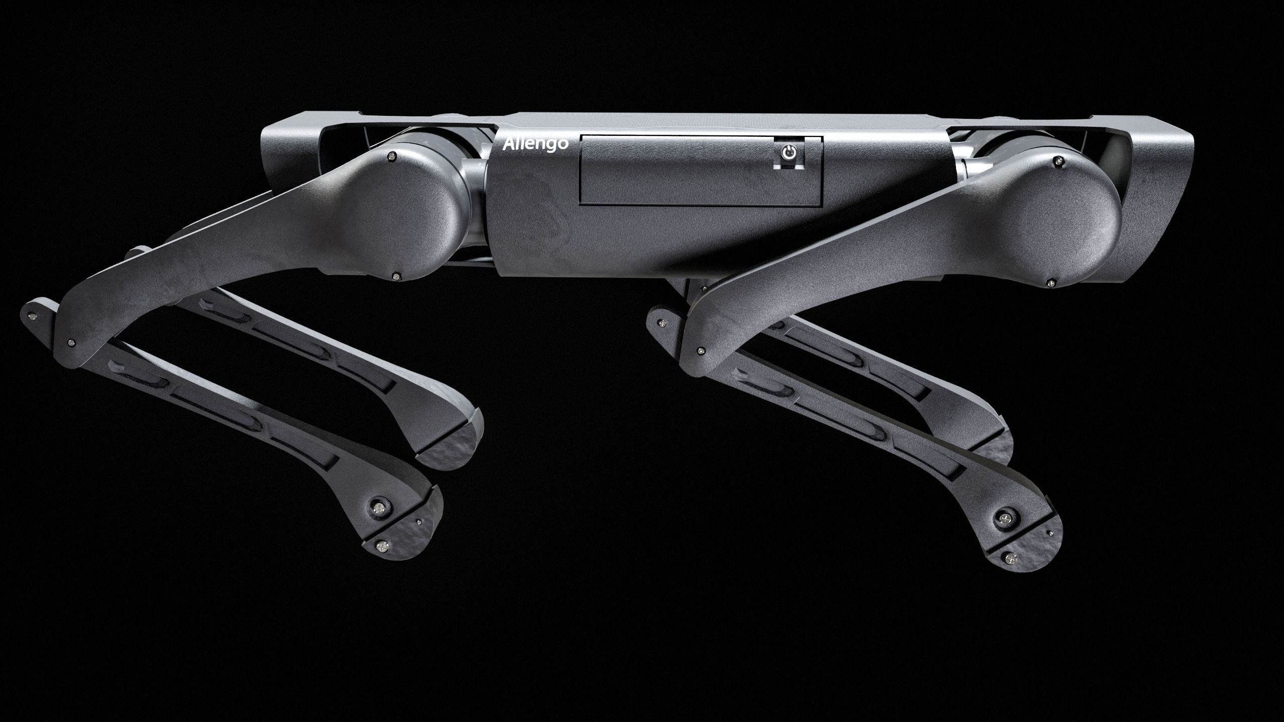 Alien-Go Robot Dog PBR Gameready Low-poly 3D model_9