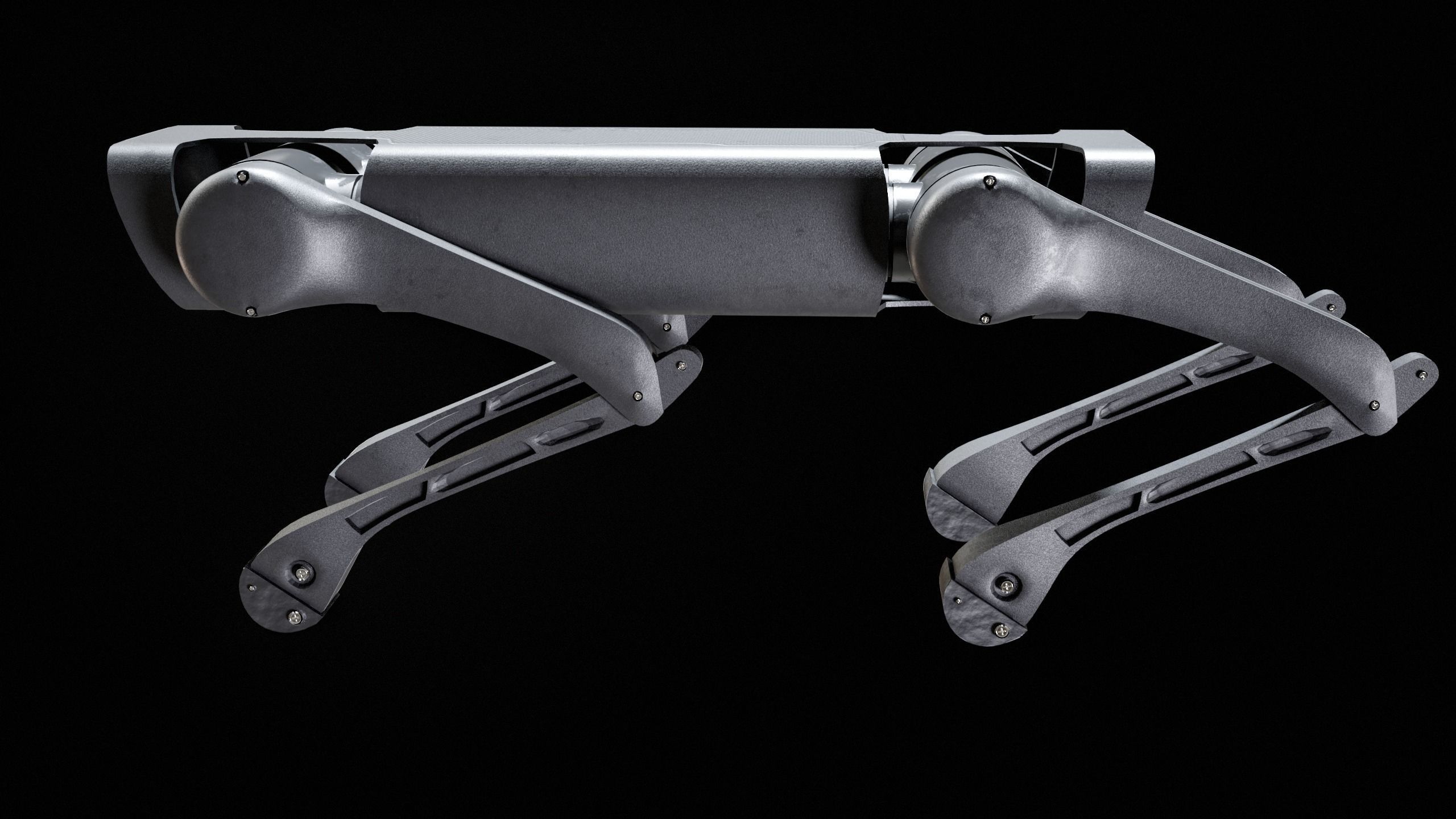 Alien-Go Robot Dog PBR Gameready Low-poly 3D model_19