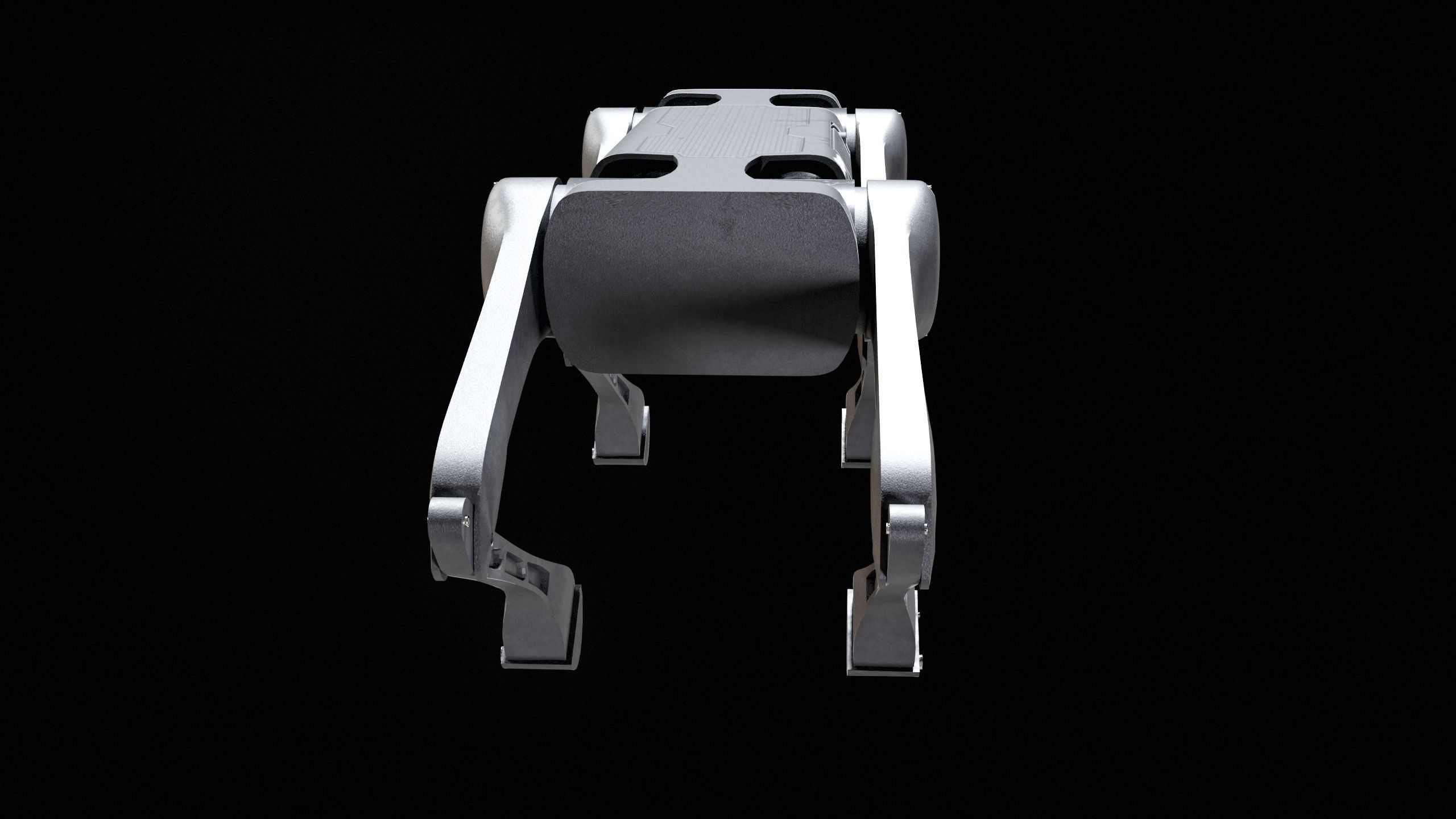 Alien-Go Robot Dog PBR Gameready Low-poly 3D model_14