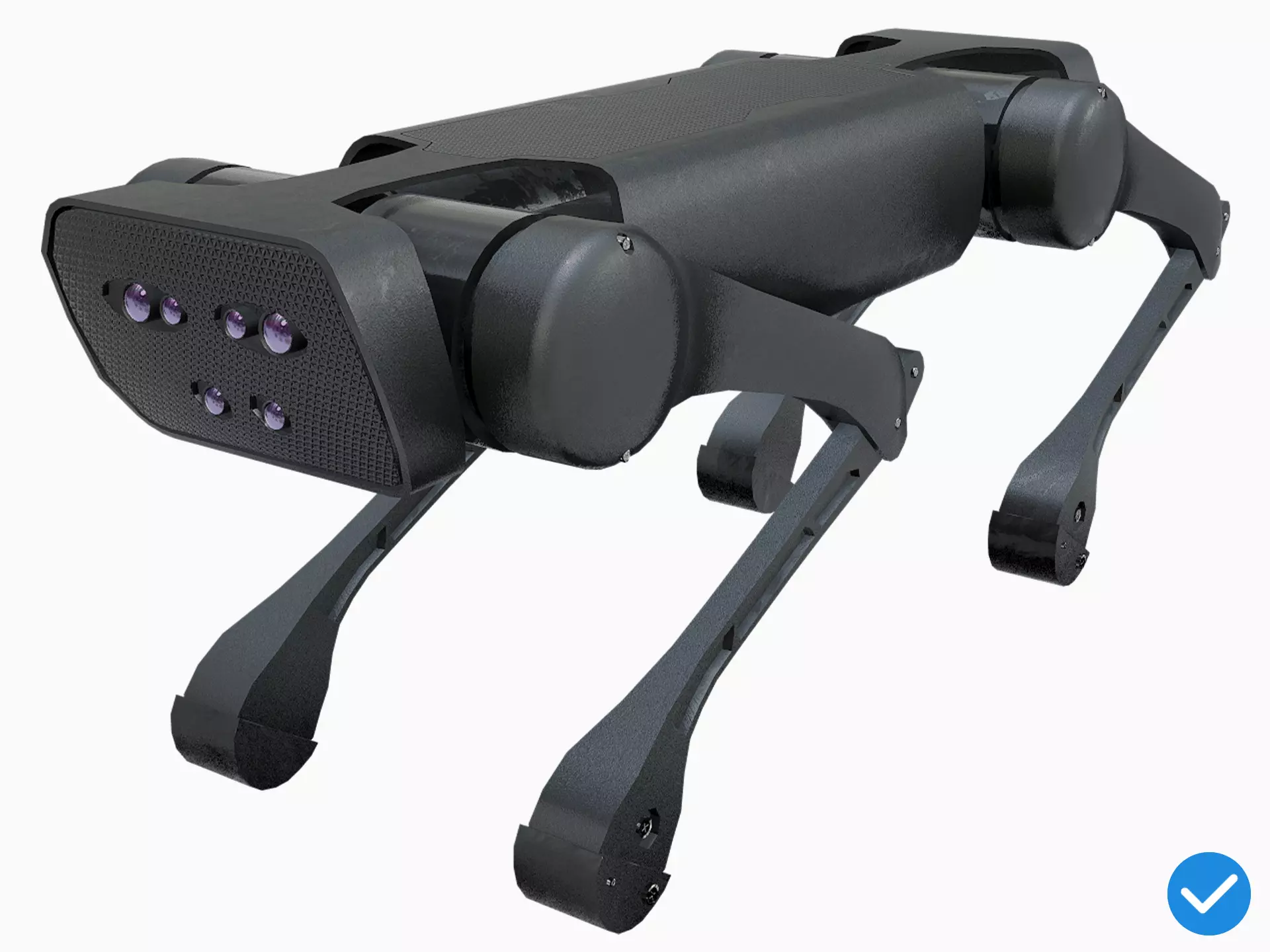 Alien-Go Robot Dog PBR Gameready Low-poly 3D model_0