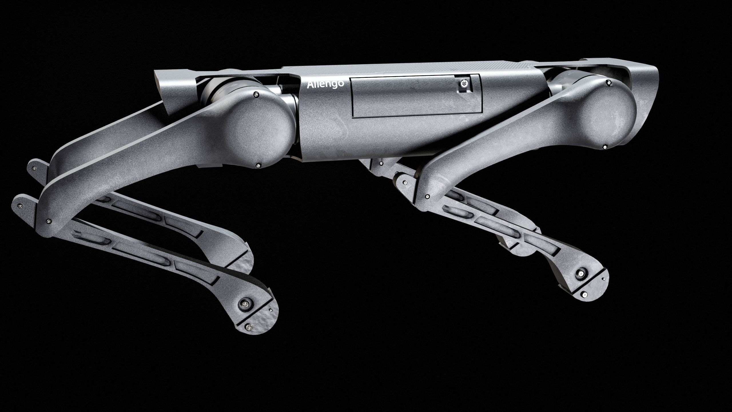 Alien-Go Robot Dog PBR Gameready Low-poly 3D model_10