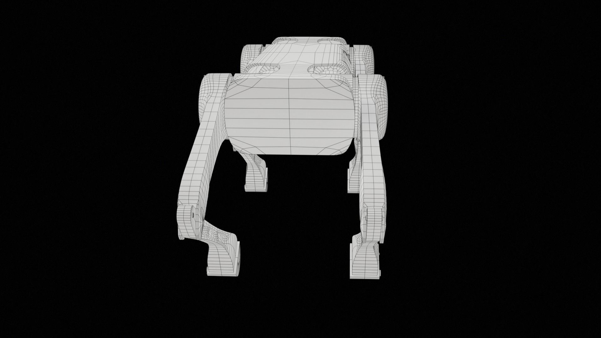 Alien-Go Robot Dog PBR Gameready Low-poly 3D model_51