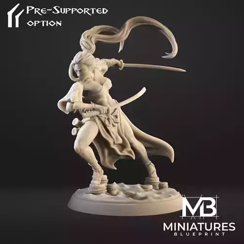 Tachibana Immortal Blades 3D print model