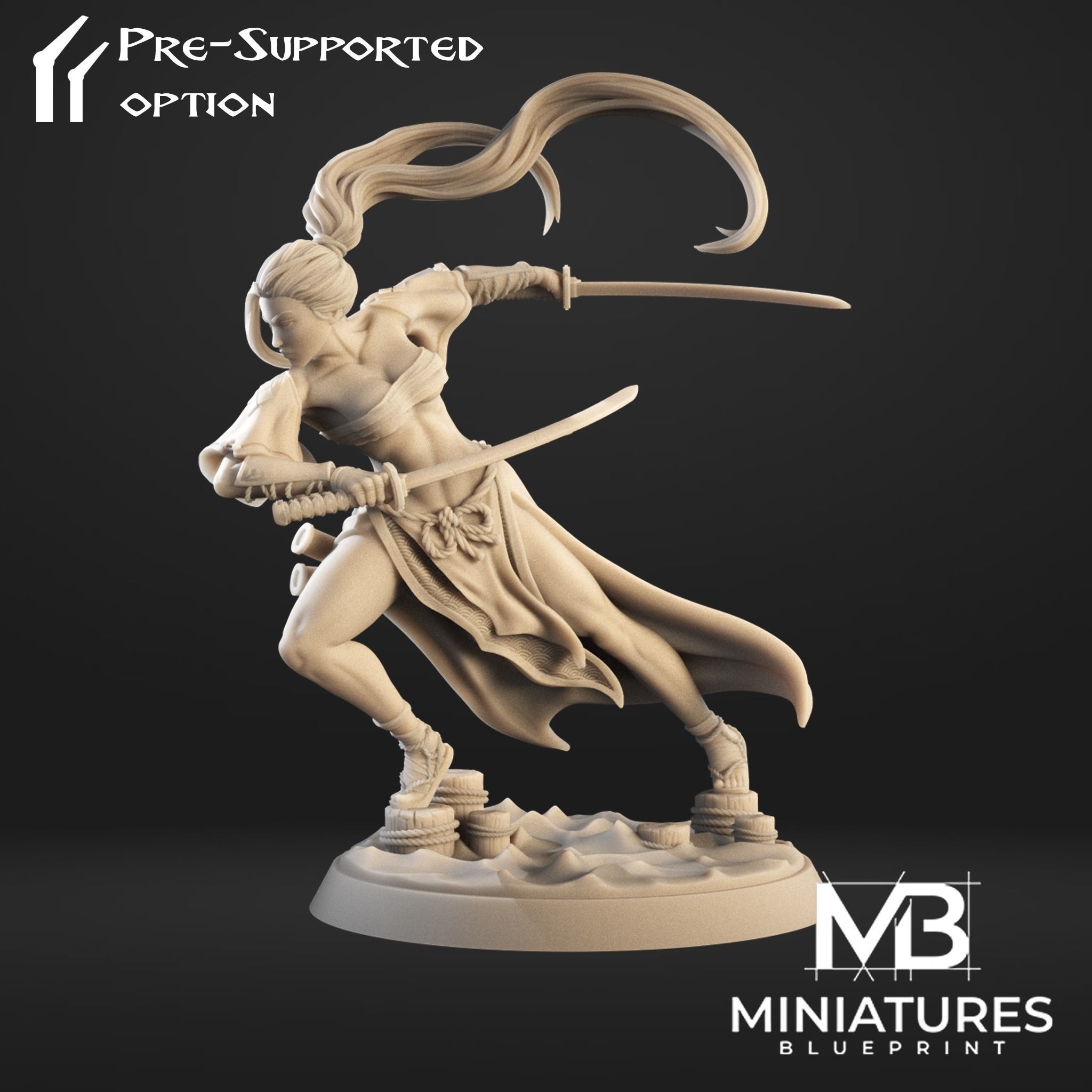 Tachibana Immortal Blades 3D print model_1