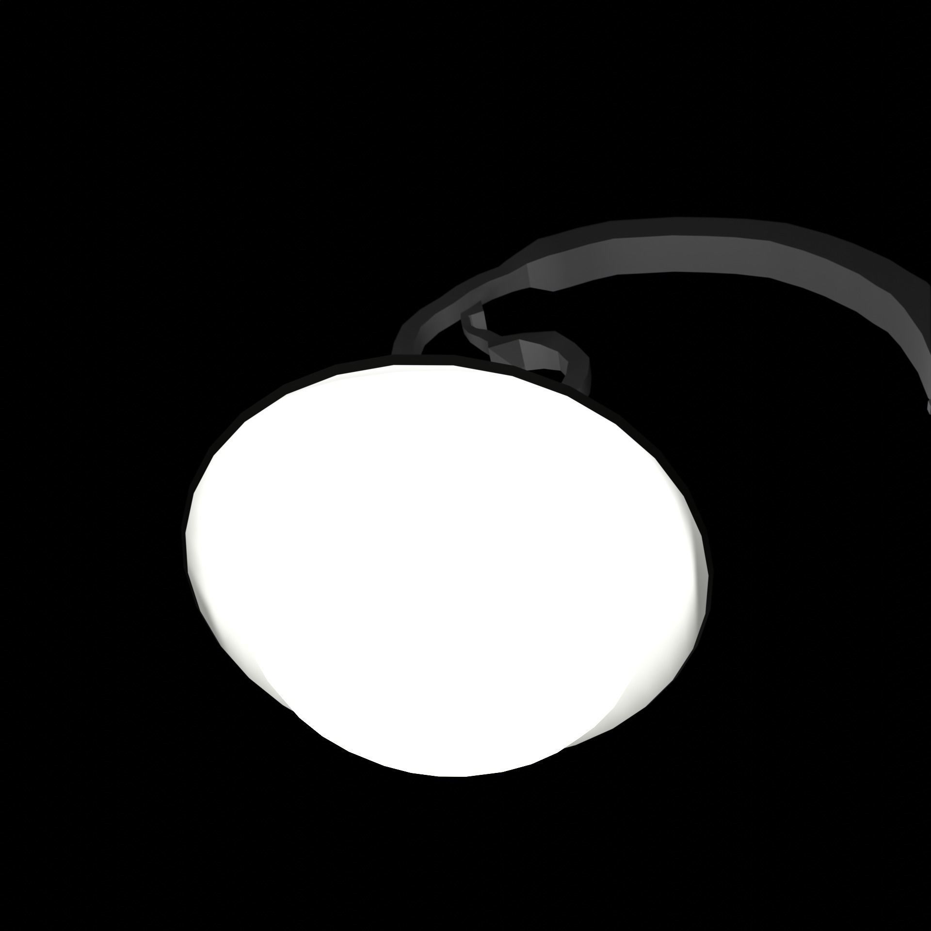 Street light PBR low-poly game ready Free low-poly 3D model_2