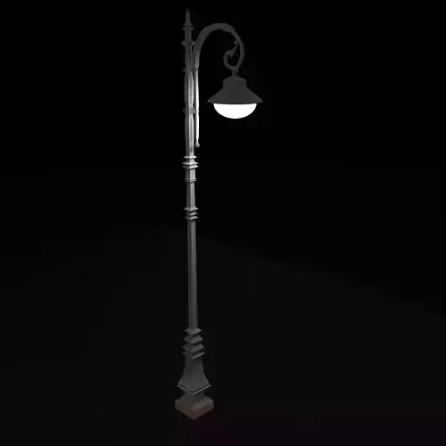 Street light PBR low-poly game ready