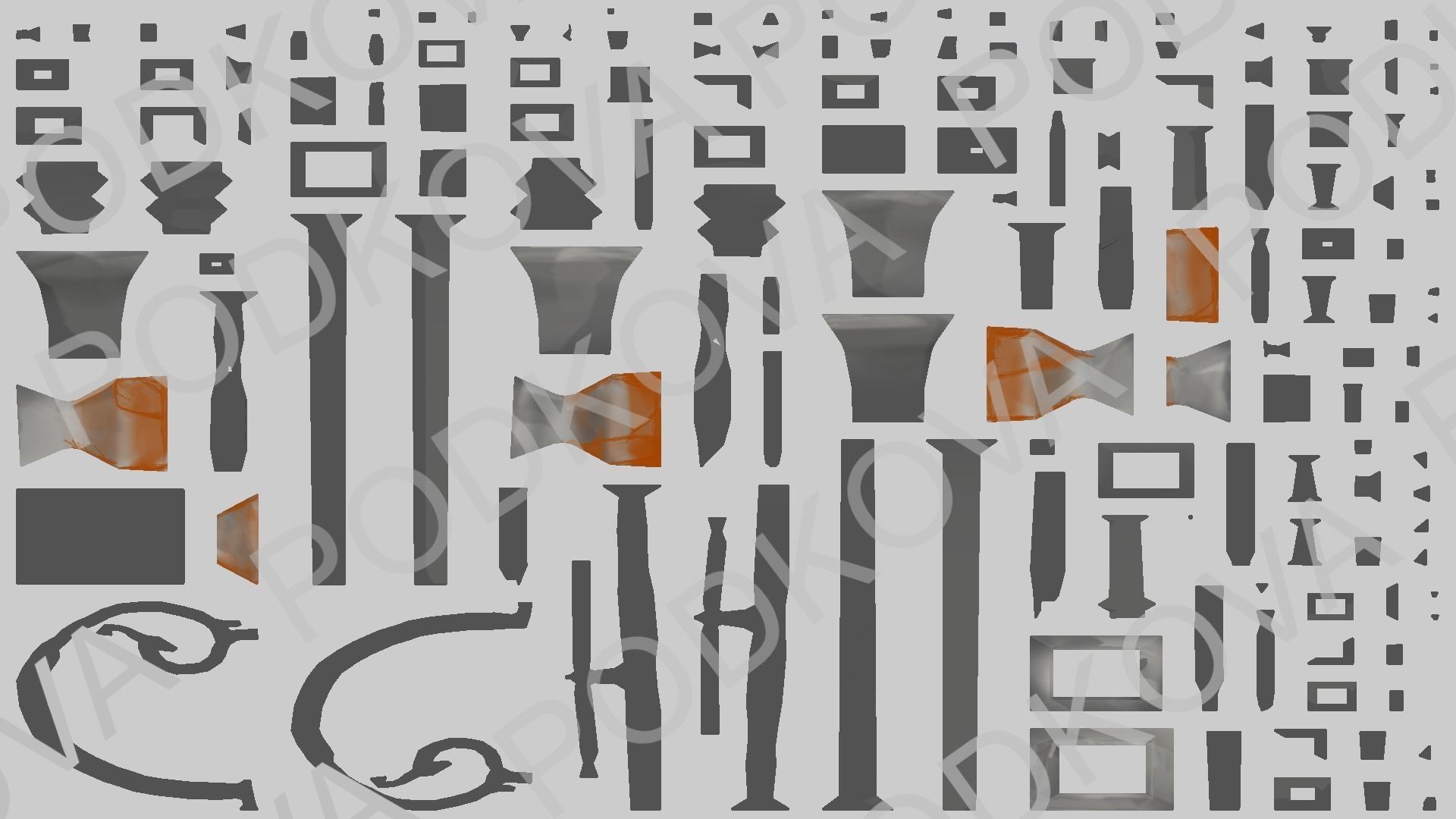 Street light PBR low-poly game ready Free low-poly 3D model_12