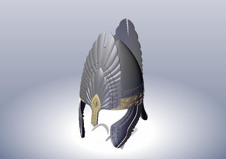 HELM OF ELENDIL 3D print model_4