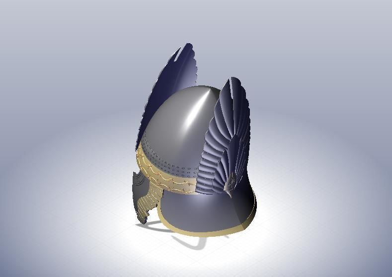 HELM OF ELENDIL 3D print model_3