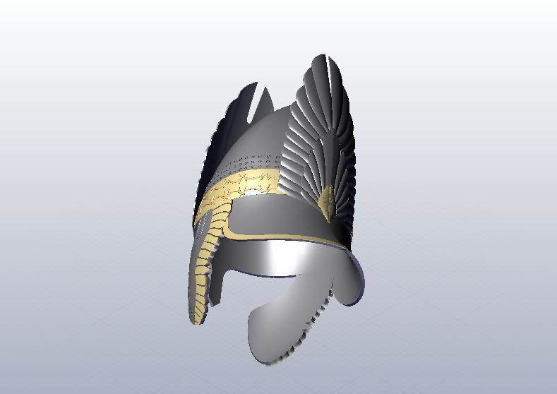 HELM OF ELENDIL 3D print model_1