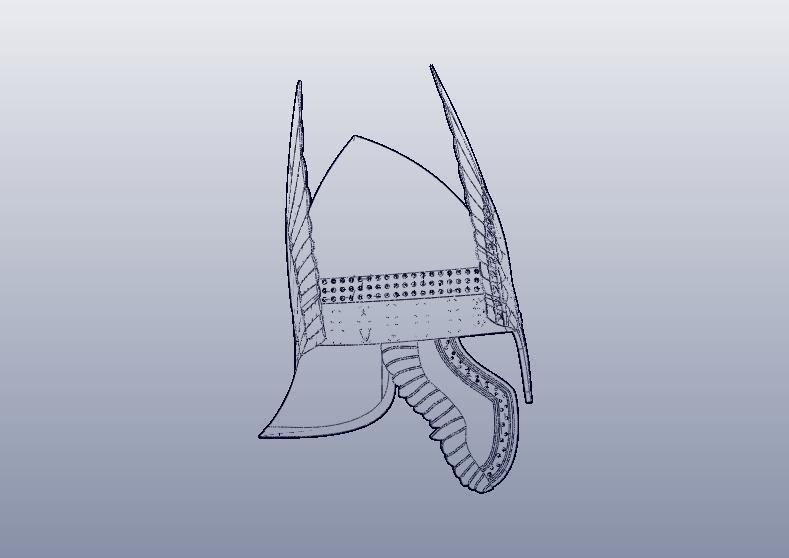 HELM OF ELENDIL 3D print model_7