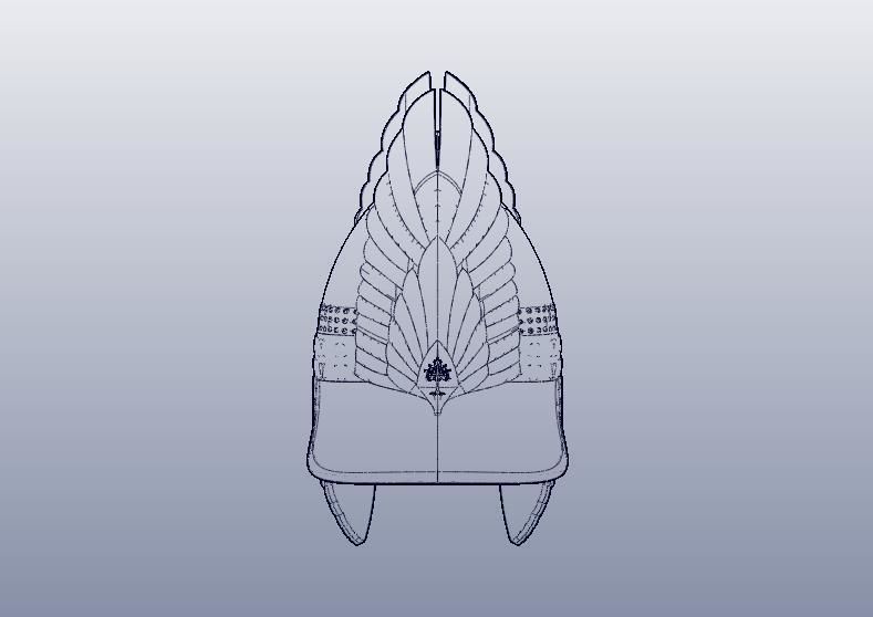 HELM OF ELENDIL 3D print model_6