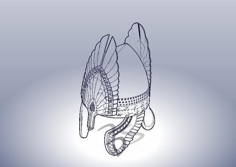 HELM OF ELENDIL 3D print model_9