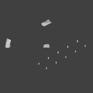 Dimetrodon Loomisi Left Leg STL 3D print model_10