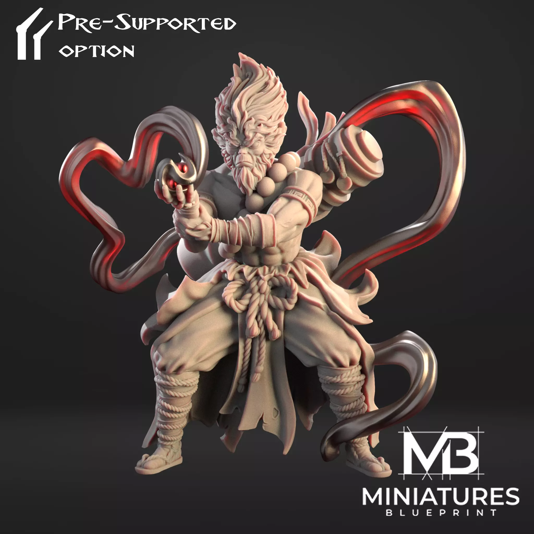 Sun Wukong Monkey King 3D print model_0
