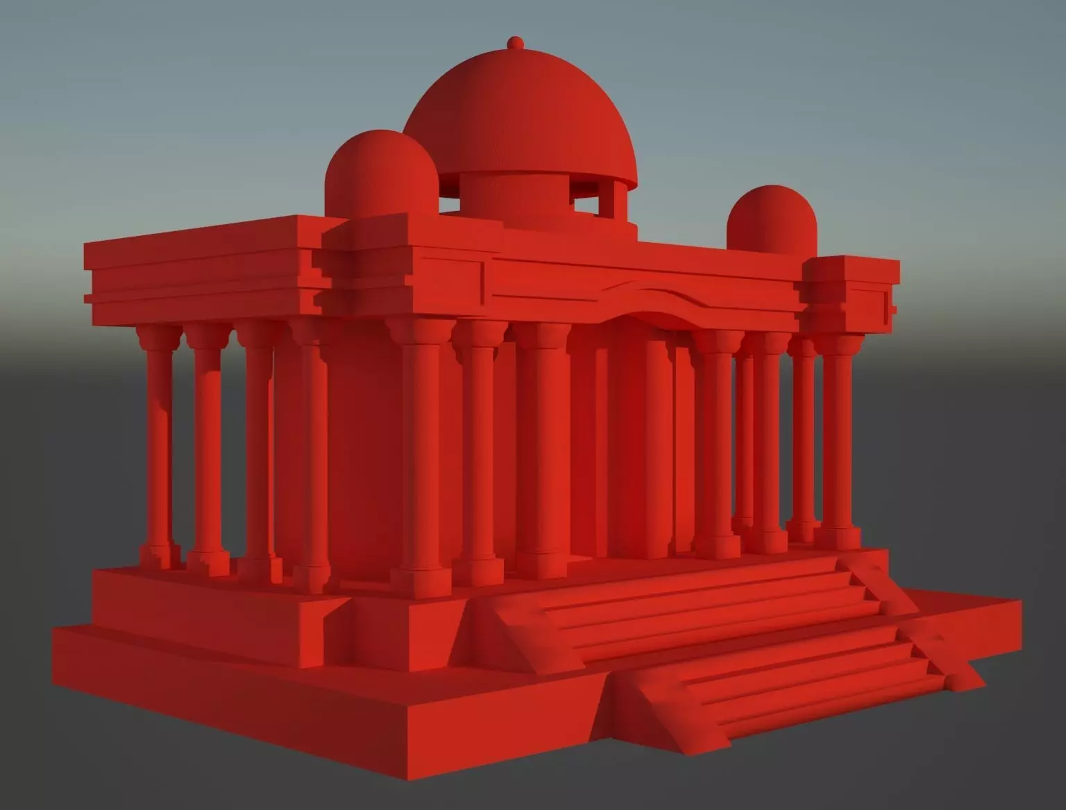 Aries House  - Saint Seiya  Knights of the Zodiac 3D model_0