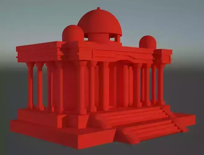 Aries House  - Saint Seiya  Knights of the Zodiac 3D model