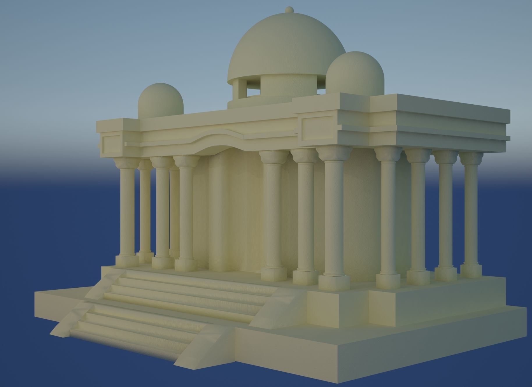 Aries House  - Saint Seiya  Knights of the Zodiac 3D model_1