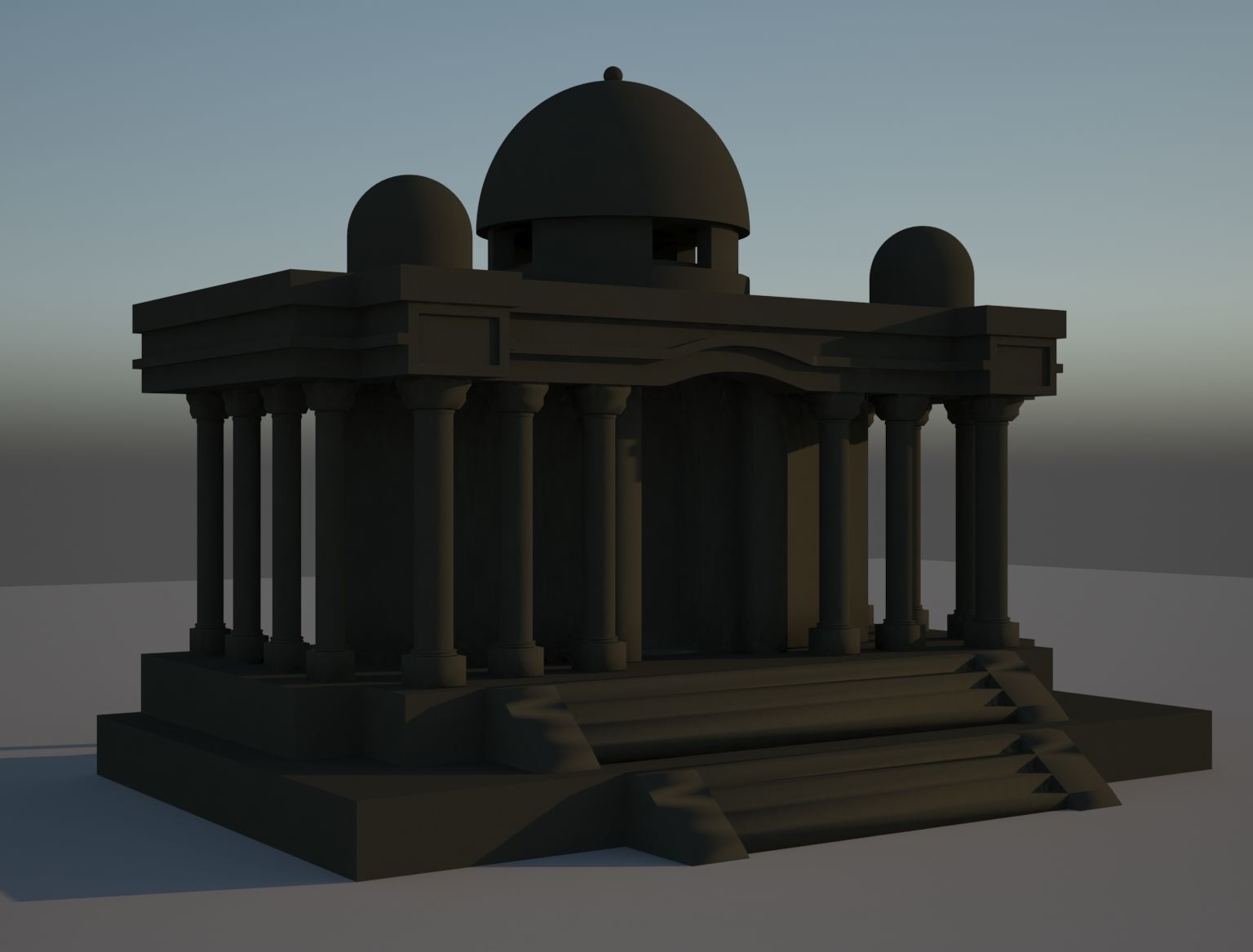 Aries House  - Saint Seiya  Knights of the Zodiac 3D model_2