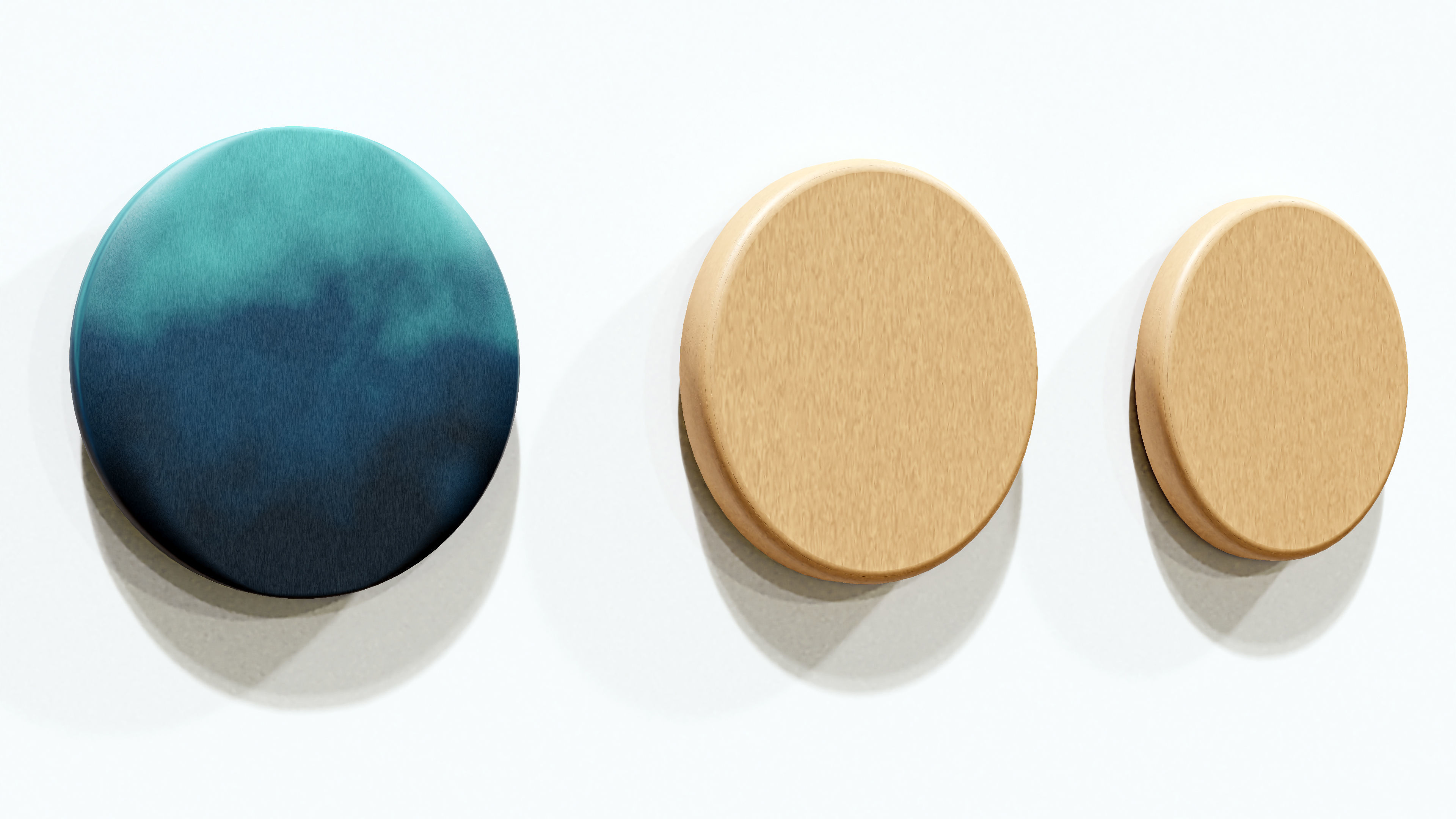 Simple Clocks pack Free low-poly 3D model_2