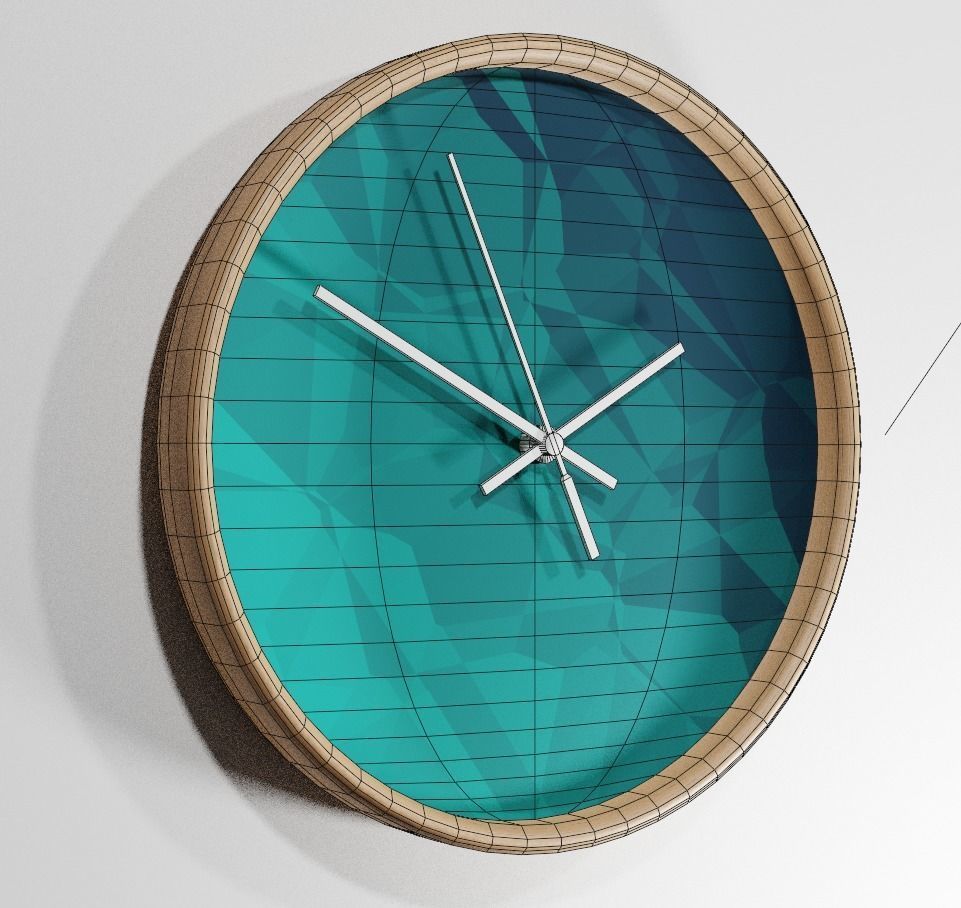 Simple Clocks pack Free low-poly 3D model_7