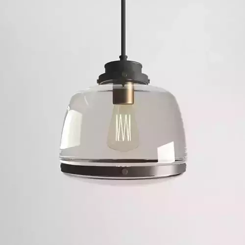 Lupe 1 - Light Single Schoolhouse Pendant