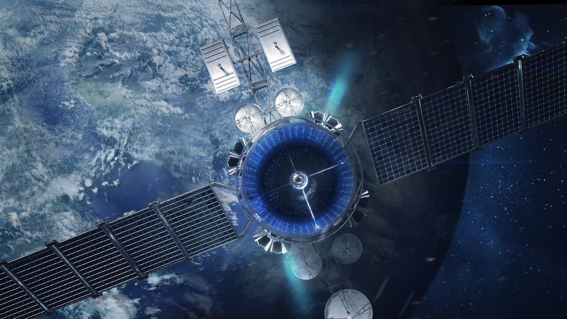 Satellite - Orbital Telescope 3D model_1