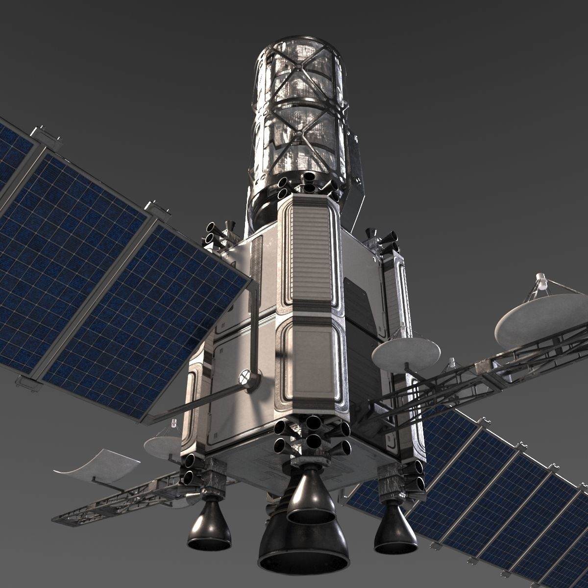 Satellite - Orbital Telescope 3D model_7