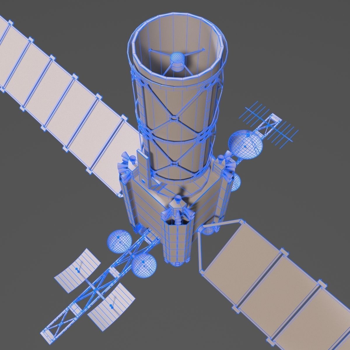 Satellite - Orbital Telescope 3D model_12
