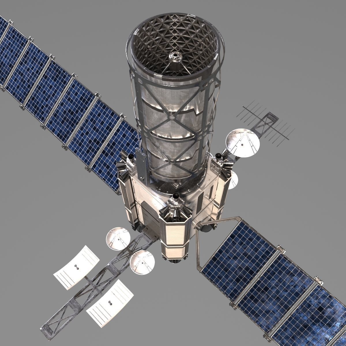 Satellite - Orbital Telescope 3D model_4
