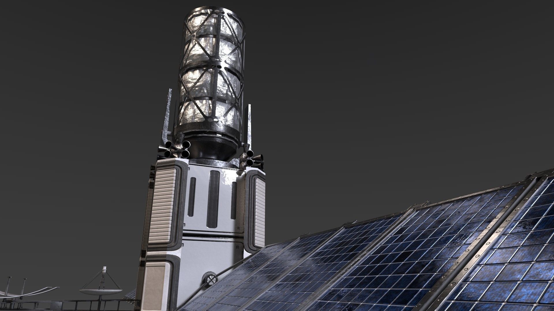 Satellite - Orbital Telescope 3D model_3