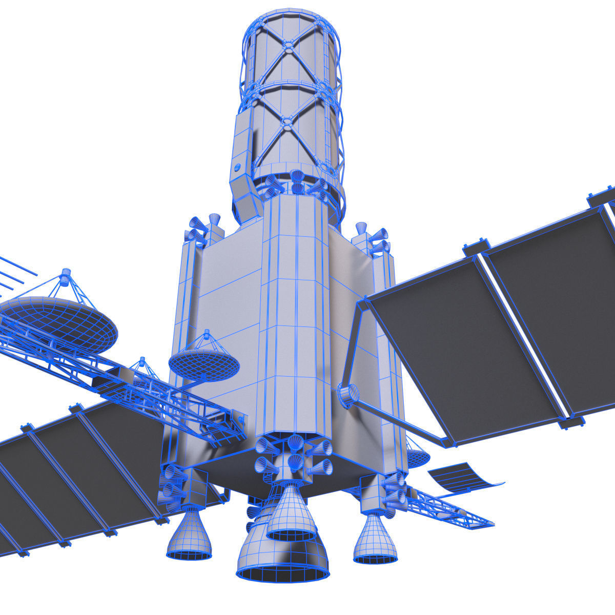 Satellite - Orbital Telescope 3D model_11