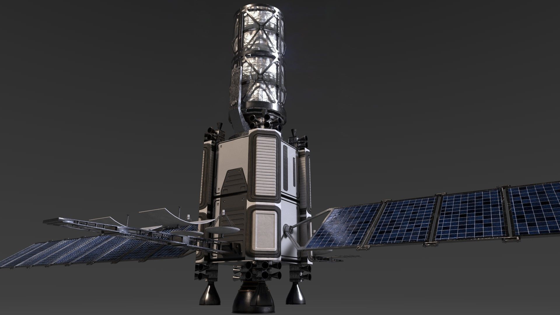 Satellite - Orbital Telescope 3D model_2