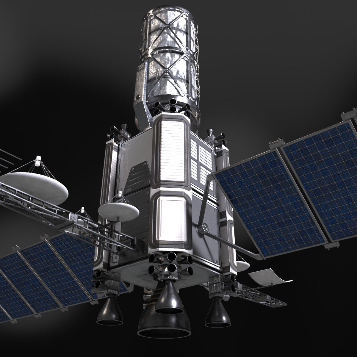 Satellite - Orbital Telescope 3D model_8